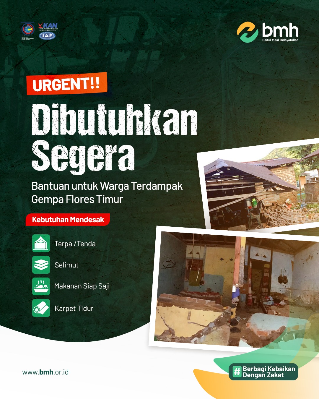 Peduli Gempa Flores Timur - BMH NTT